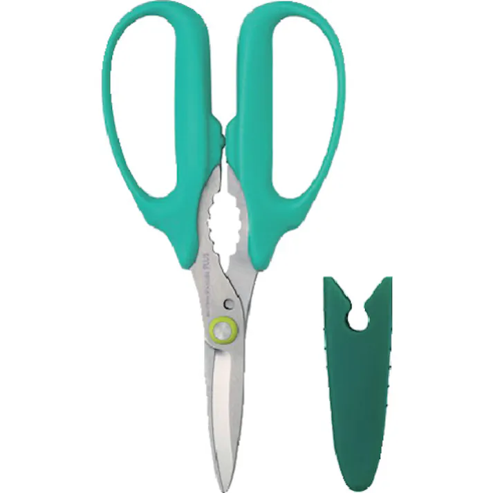 【CAINZ-DASH】プラス 34630)ハサミ フィットカットカーブ 万能タイプ SC-175PM グリーン SC-175PM G【別送品】