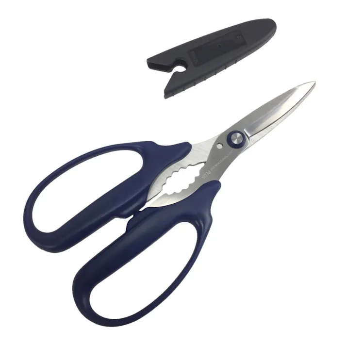 PLUS ハサミ FCカーブ 万能タイプ ネイビー