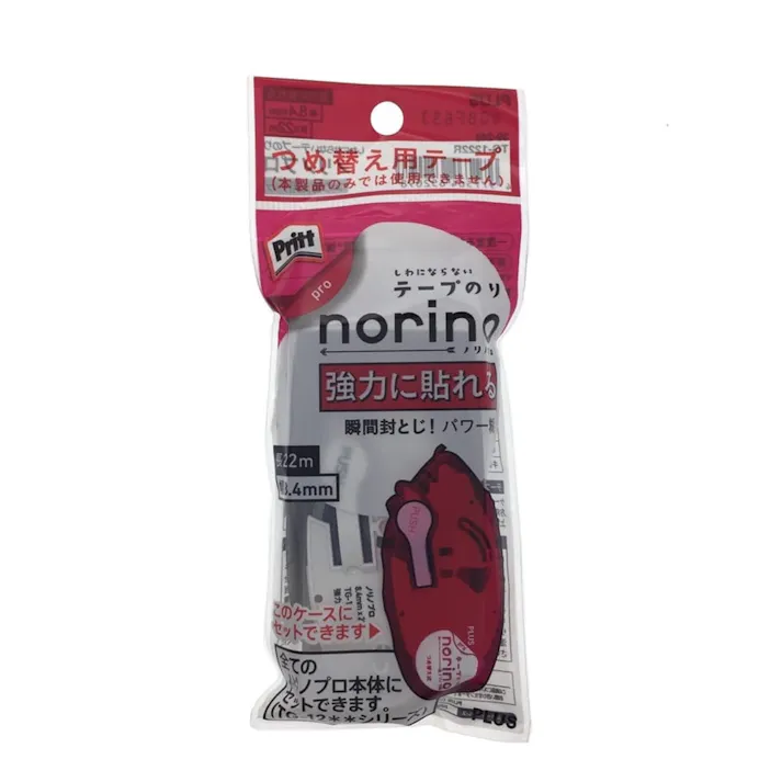 プラス テープのり norino ノリノプロ 強力 8.4mm×22m つめ替え用テープ