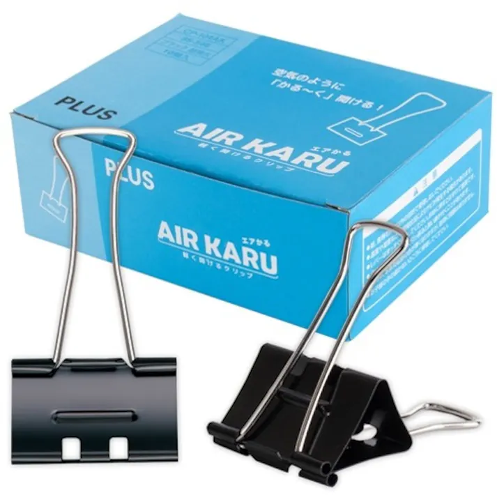 【CAINZ-DASH】プラス 35546)ダブルクリップエアかる超特大10個CP-104AK CP-104AK (35546)【別送品】