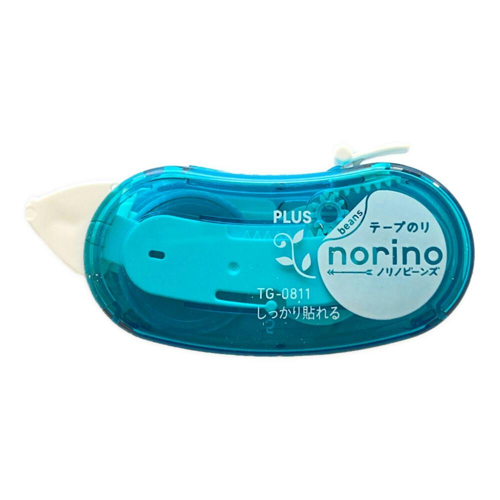 プラス ノリノビーンズ しっかり貼れる クリアブルー TG-0811
