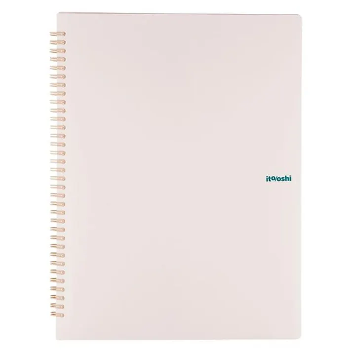 プラス イトオシ ツインリング型ファイル 2ポケット A4 オフホワイト