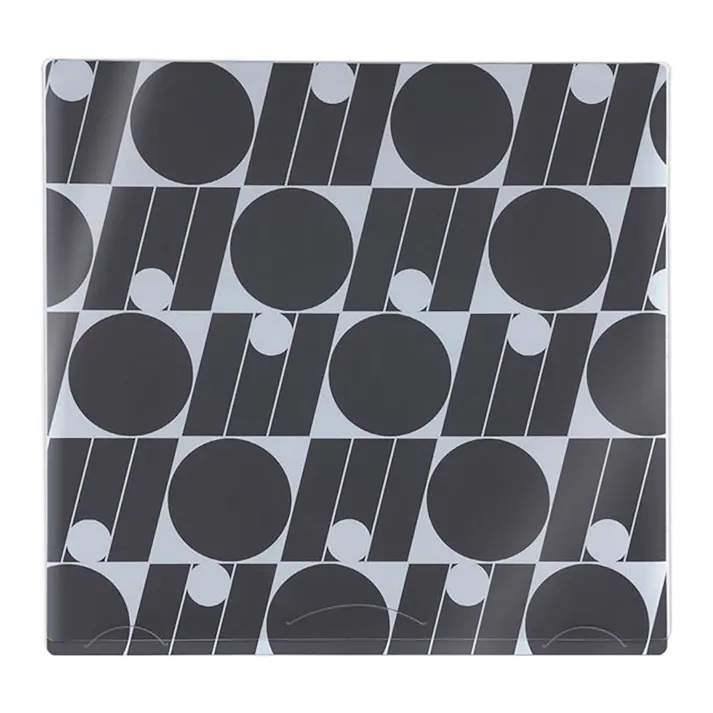 プラス イトオシ うちわケース 片面不透明 ブラック