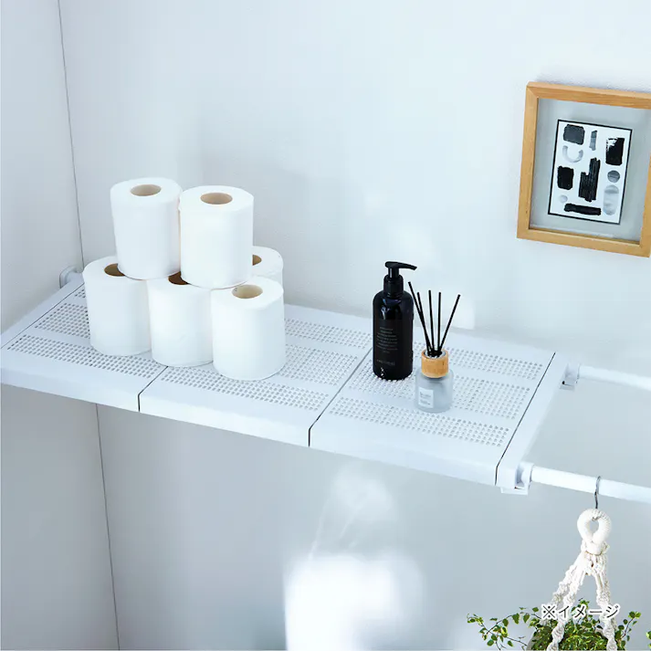 突っ張り棚 45Lワイドメッシュ マットW 15~45kg TNRL