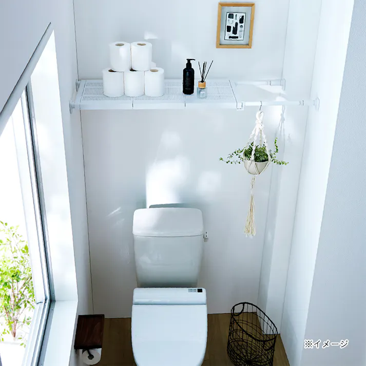 突っ張り棚 45Lワイドメッシュ マットW 15~45kg TNRL