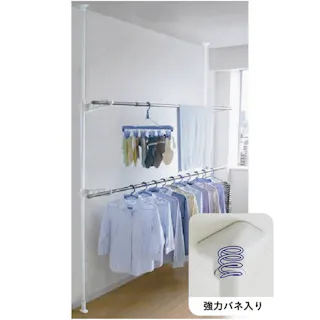 つっぱり室内2段竿受け TMH-62