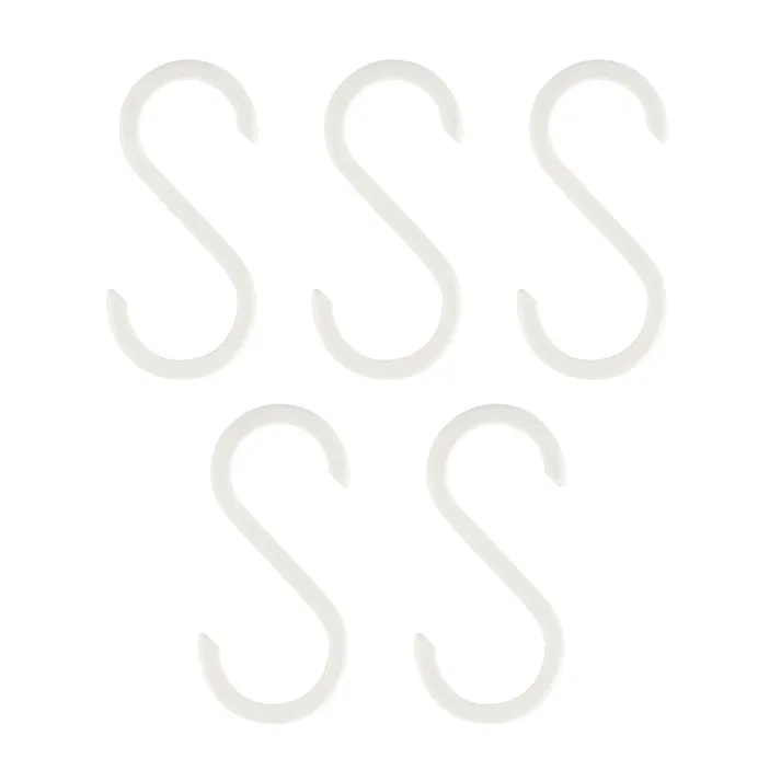 突っ張り棒用 Sフック 大 マットホワイト FW-2