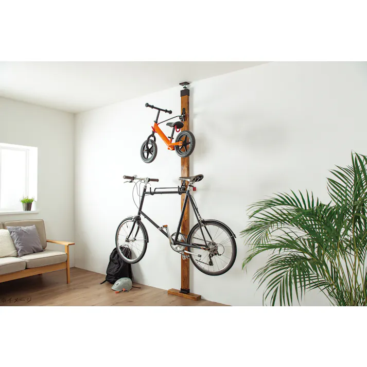 強力突っ張りキャップ 2×4 ブラウン