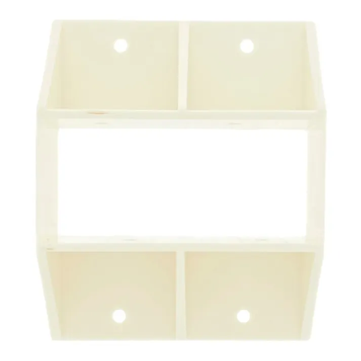 LABRICO ラブリコ 2×4材用 棚受ダブル オフホワイト DXO-3