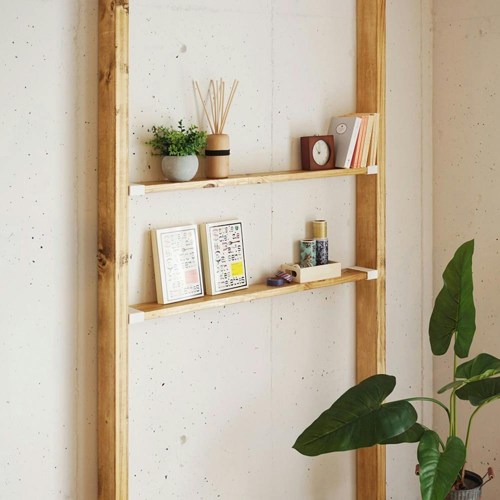 LABRICO ラブリコ 1×4材用 棚受シングル オフホワイト DXO-22 | ねじ