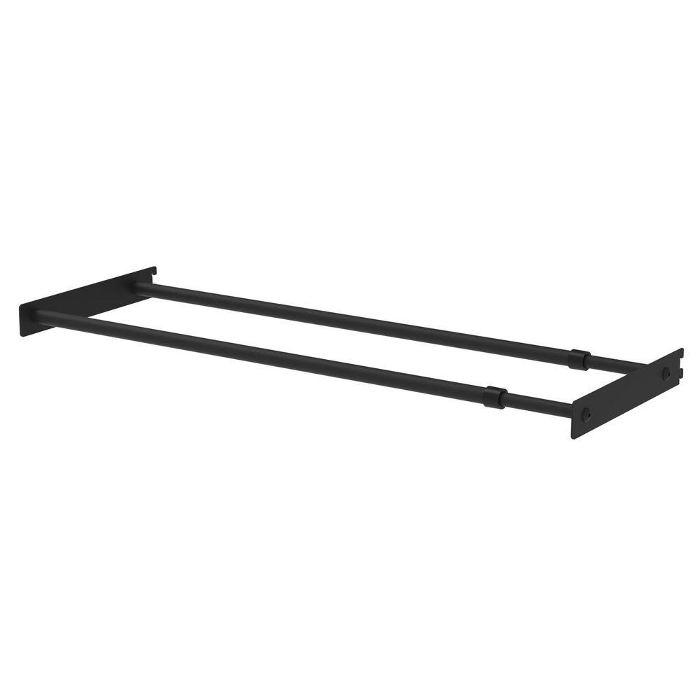 LABRICO ラブリコ 伸縮ハンガーバー アイアン 700 ブラック IXK