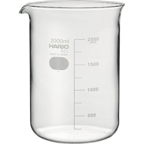 ハリオサイエンス ビーカー 目安目盛付 2000ml B-2L-SCI ビーカー ハリオサイエンス ビーカー 目安目盛付 2000ml B-2L-SCI ビーカー