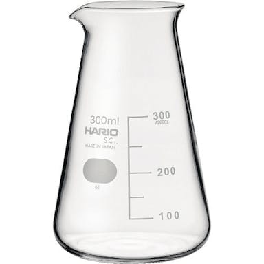 【CAINZ-DASH】ハリオサイエンス コニカルビーカー　目安目盛付　３００ｍｌ CB-300-SCI【別送品】