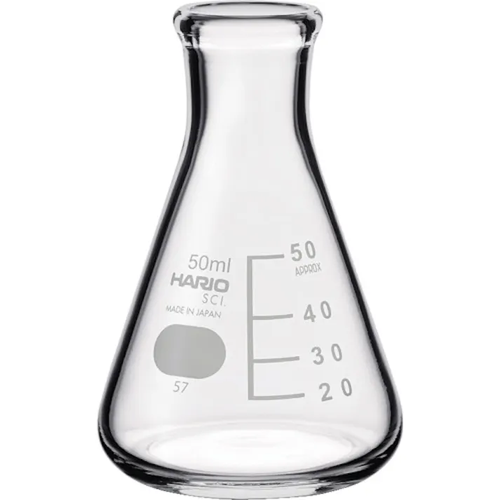 【CAINZ-DASH】ハリオサイエンス 三角フラスコ 目安目盛付 50ml SF-50-SCI【別送品】