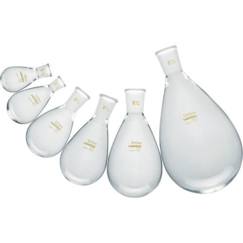 CAINZ-DASH】ハリオサイエンス 共通摺合せなすフラスコ 50ml