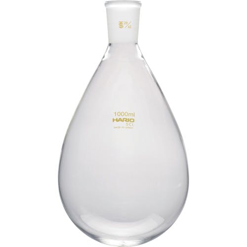 CAINZ-DASH】ハリオサイエンス 共通摺合せなすフラスコ 1，000ml