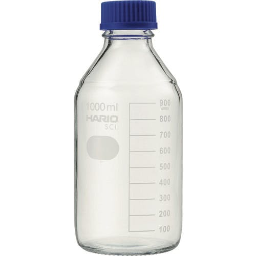 CAINZ-DASH】ハリオサイエンス 耐熱ねじ口瓶 １，０００ｍｌ NBO-1L