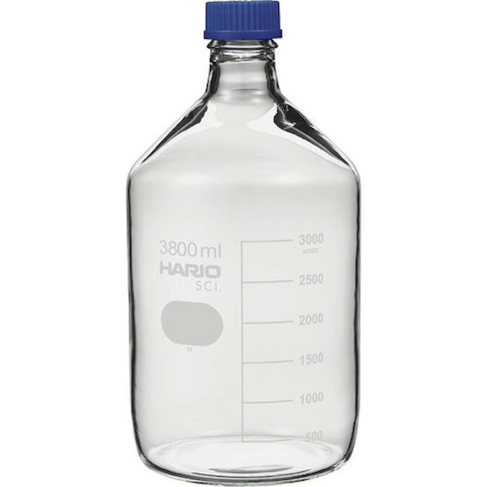 【CAINZ-DASH】ハリオサイエンス 耐熱ねじ口瓶　３．８００ｍＬ NBO-3.8L-SCI【別送品】