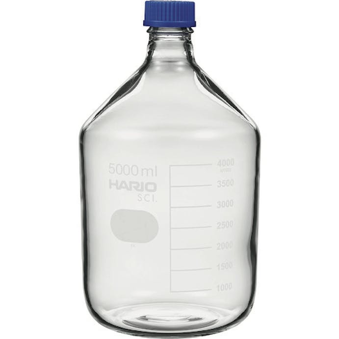 【CAINZ-DASH】ハリオサイエンス 耐熱ねじ口瓶　５，０００ｍＬ NBO-5L-SCI【別送品】