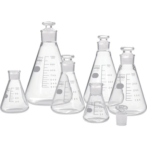 CAINZ-DASH】ハリオサイエンス 共栓三角フラスコ200ml（TS27