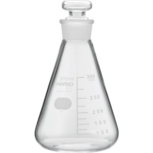 ハリオサイエンス 共栓三角フラスコ300ml(TS27) TSF-300-SCI フラスコ ハリオサイエンス 共栓三角フラスコ300ml(TS27) TSF-300-SCI フラスコ