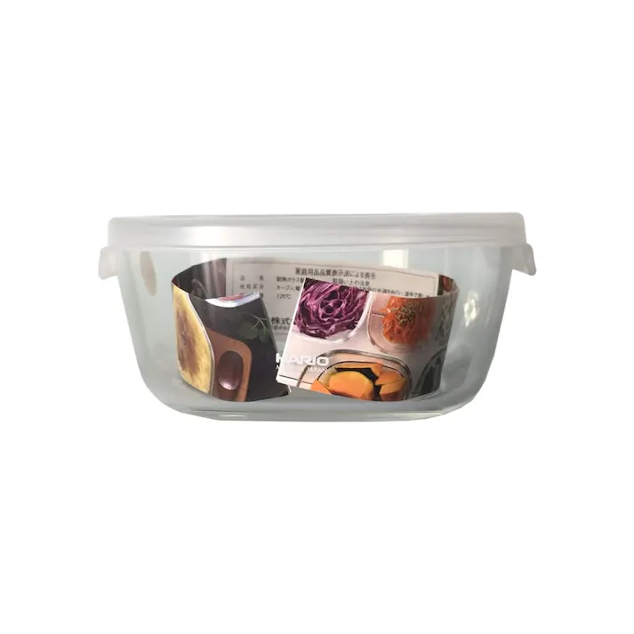 耐熱ガラス製保存容器 角 600ml