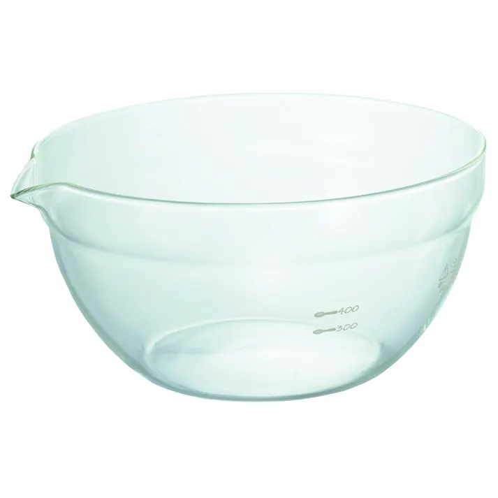 HARIO 耐熱ガラス製 片口ボウル 800ml KB-80-BK