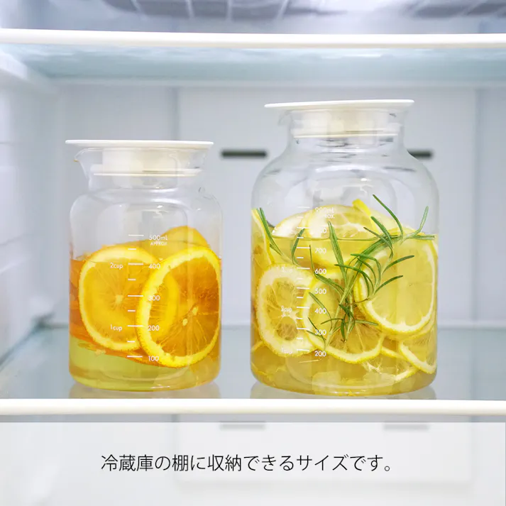耐熱ガラス フルーツポット ホワイト 500mL