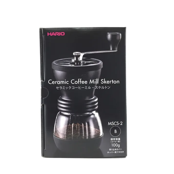 セラミックコーヒーミル スケルトンブラック