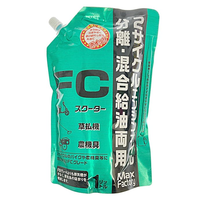 MF 2サイクルエンジンオイル エコパックオイル 2T FC 1L【SU】