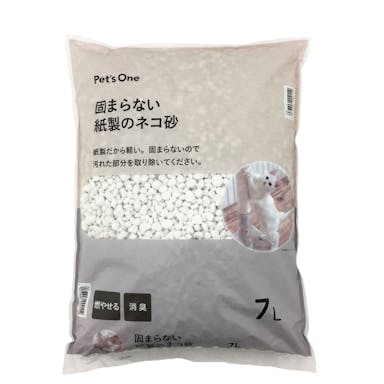 猫砂 Pet’sOne 固まらない紙製のネコ砂 7L