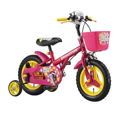 【自転車】《ブリヂストン》幼児用乗り物 二輪車 トイランドスタンダード TLS12 ピンク(販売終了)