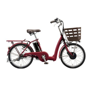 【自転車】《ブリヂストン》電動自転車 ラクット 20インチ 内装3段 RK0B42 レツド
