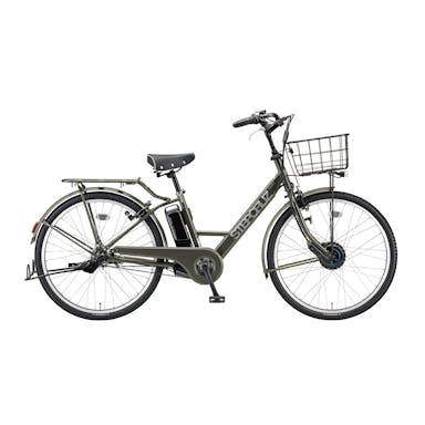【自転車】《ブリヂストン》電動アシスト自転車 ステップクルーズe 26インチ 内装3段 ST6B42 T.Xマットカーキ