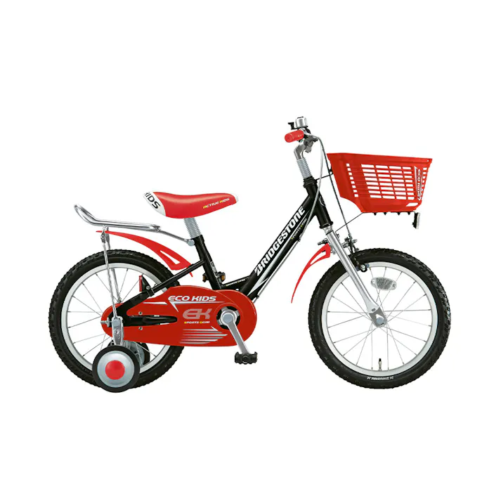 【自転車】エコキッズスポーツ 14インチ EKS14 ブラックレッド