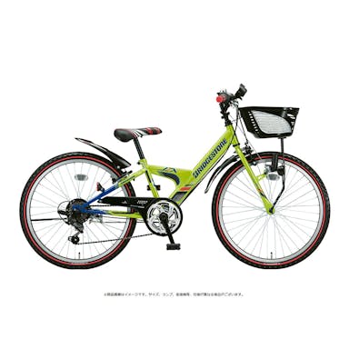 【自転車】《ブリヂストン》エクスプレスジュニア EXJ66 26インチ 外装6段変速 ネオンライムブルー