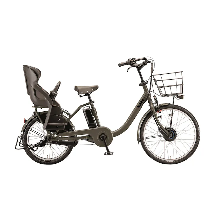 【自転車】電動アシスト自転車 ビッケ モブ dd bikke MOB dd 前24後20 内装3段 E.XBKダークグレー