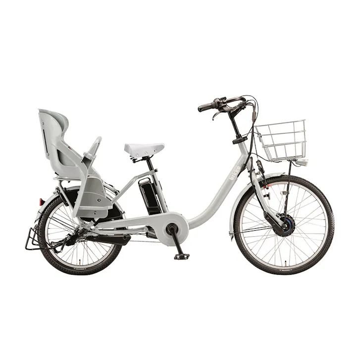 【自転車】電動アシスト自転車 ビッケ モブ dd bikke MOB dd 前24後20 内装3段 E.XBKブルーグレー