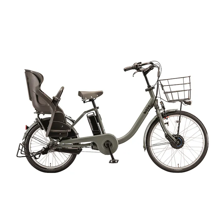 【自転車】電動アシスト自転車 ビッケ モブ dd bikke MOB dd 前24後20 内装3段 M.Xソフトカーキ
