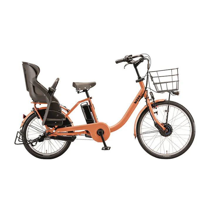 【自転車】電動アシスト自転車 ビッケ モブ dd bikke MOB dd 前24後20 内装3段 E.Xオークルオレンジ