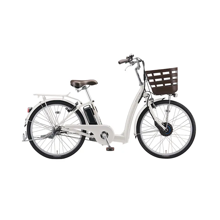 【自転車】電動アシスト自転車 ラクット RAKUTTO 24インチ E.Xソフトライトグレー RK4B45