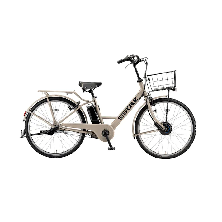 【自転車】電動アシスト自転車 ステップクルーズ e STEPCRUZ e 26型 内装3段 ST6B45 T.Xレトログレージュ