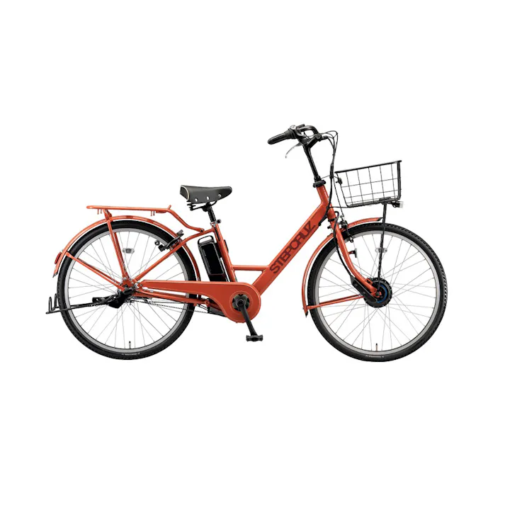 【自転車】電動アシスト自転車 ステップクルーズ e STEPCRUZ e 26型 内装3段 ST6B45 E.Xアンバーオレンジ