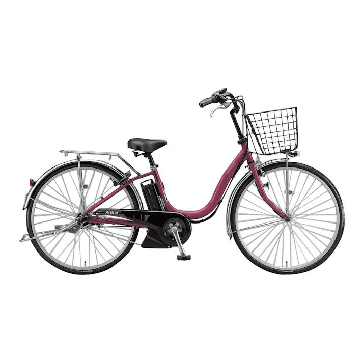 【自転車】26年モデル 電動アシスト自転車 アシスタU STD 24インチ 内装3段 P.Xベルベットローズ A4SC25