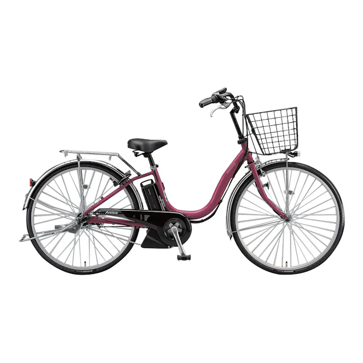 【自転車】26年モデル 電動アシスト自転車 アシスタU STD 24インチ 内装3段 P.Xベルベットローズ A4SC25