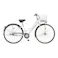 【自転車】26年モデル アルベルト Albelt 26インチ 内装5段 AB6L6 P.Xシャンパンホワイト