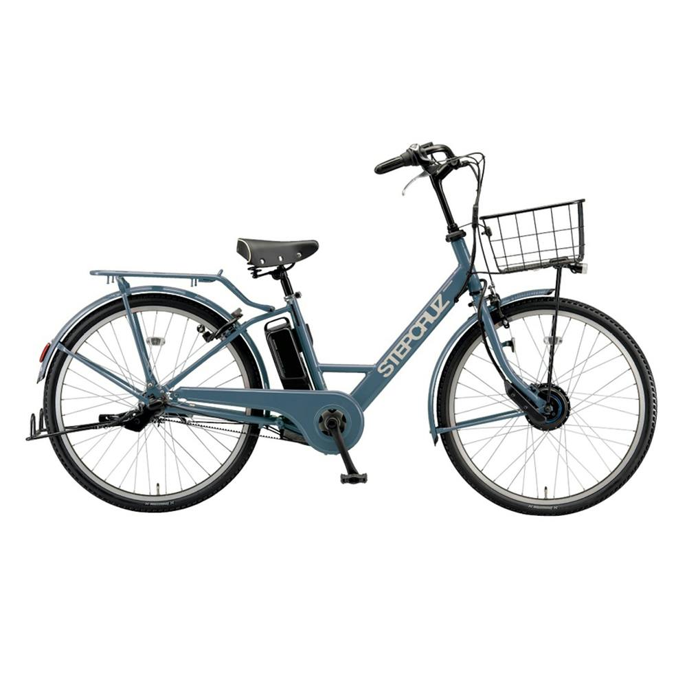 【自転車】電動アシスト自転車 STEPCRUZ ステップクルーズ e 26インチ 内装3段 ST6B45 E.Xネイビーグレー