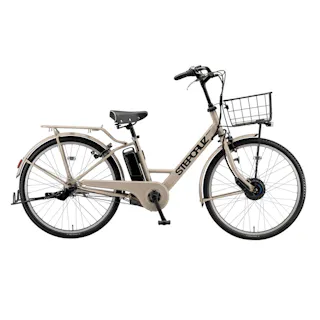 【自転車】26年モデル 電動アシスト自転車 ステップクルーズ e STEPCRUZ e 26インチ 内装3段 ST6B45 T.Xレトログレージュ