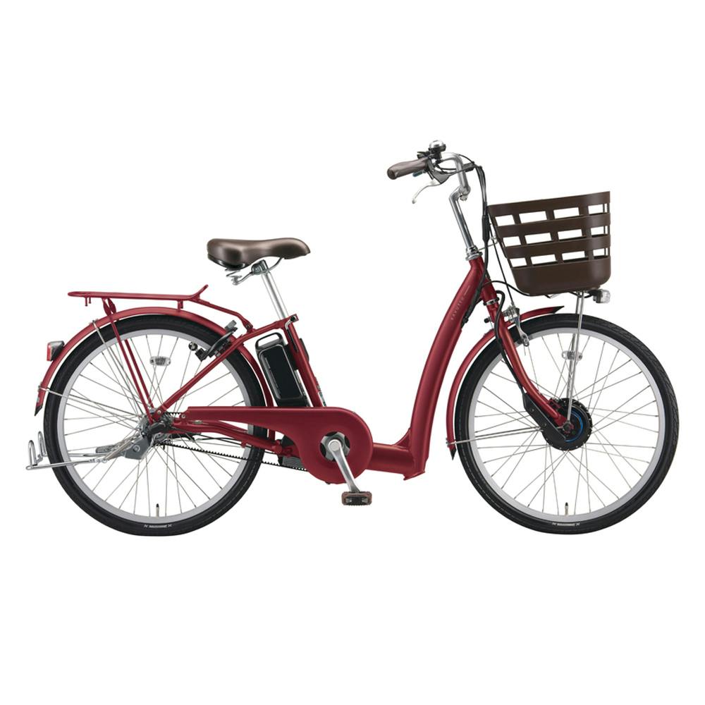 【自転車】26年モデル 電動アシスト自転車 ラクット RAKUTOO 24インチ 内装3段 RK4B45 T.mm ルビーレツド