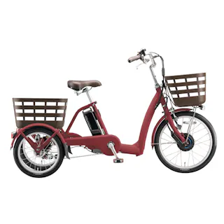 【自転車】26年モデル 電動アシスト自転車 ラクットワゴン RAKUTOO 前輪20 後輪16 内装3段 RW0B45 T.Xルビーレツド